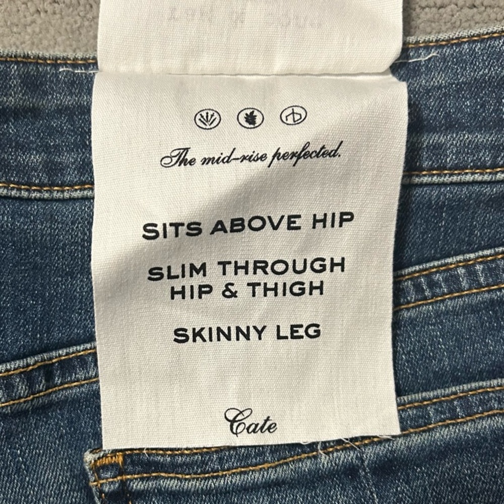 Rag & Bone - Cate Mid Rise Ankle Skinny Jeans in Hampton - Size 27 *NWT* - Picture 11 of 15